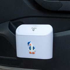 Car Trash Can with Flip Lid for Clean and Tidy Car