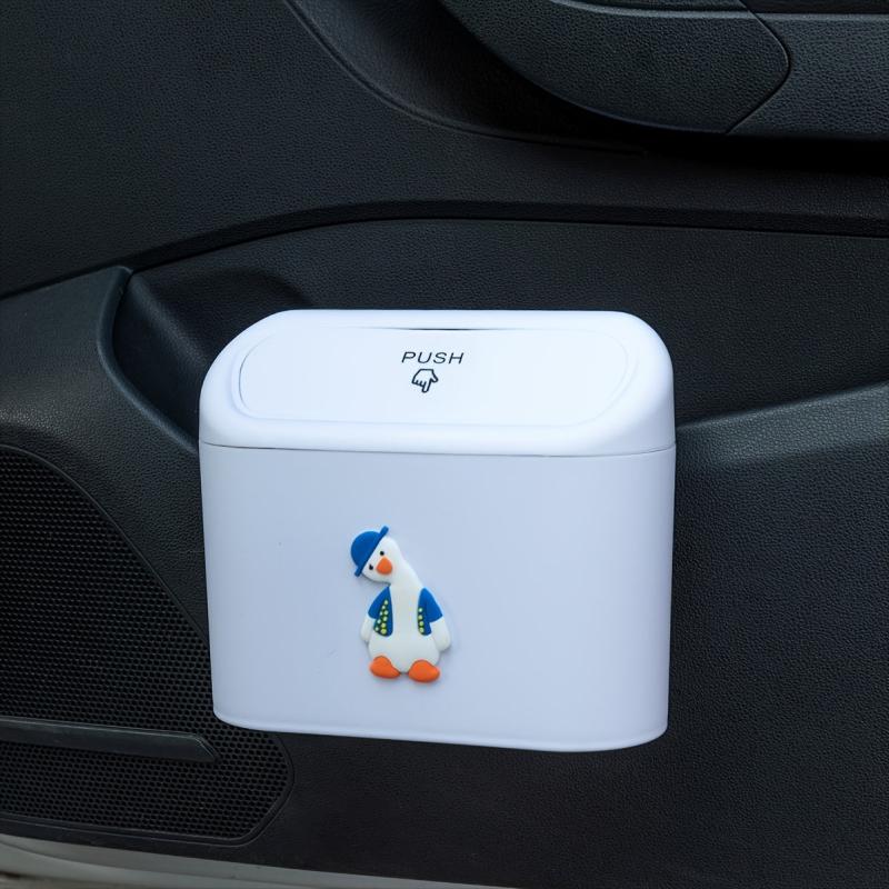 Car Trash Can with Flip Lid for Clean and Tidy Car