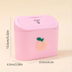 Car Trash Can with Flip Lid for Clean and Tidy Car