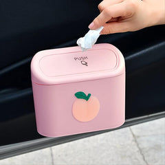 Car Trash Can with Flip Lid for Clean and Tidy Car