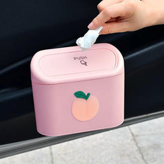 Car Trash Can with Flip Lid for Clean and Tidy Car