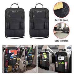 Car Backseat Organizer Tablet Holder Auto Storage Cover