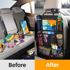 Car Backseat Organizer Tablet Holder Auto Storage Cover