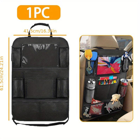Car Backseat Organizer Tablet Holder Auto Storage Cover