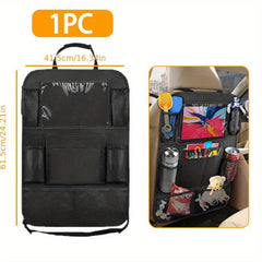 Car Backseat Organizer Tablet Holder Auto Storage Cover