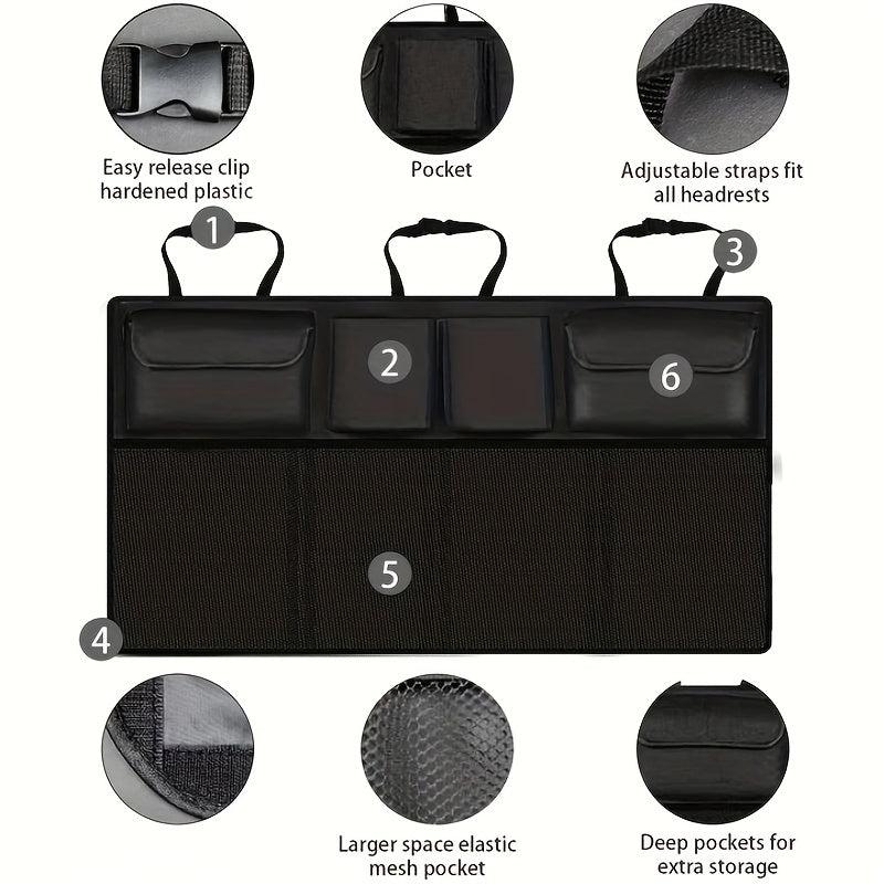 Car Trunk Hanging Organizer with 8 Large Storage Bags