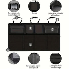 Car Trunk Hanging Organizer with 8 Large Storage Bags