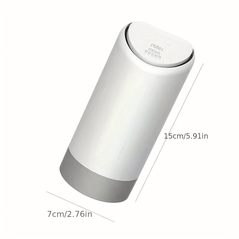 Mini Car Trash Can Silicone Garbage Bin Detachable Washing Car Trash Can