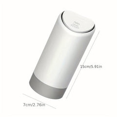 Mini Car Trash Can Silicone Garbage Bin Detachable Washing Car Trash Can