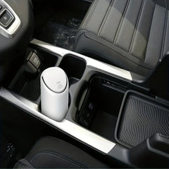 Mini Car Trash Can Silicone Garbage Bin Detachable Washing Car Trash Can