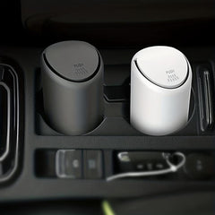 Mini Car Trash Can Silicone Garbage Bin Detachable Washing Car Trash Can