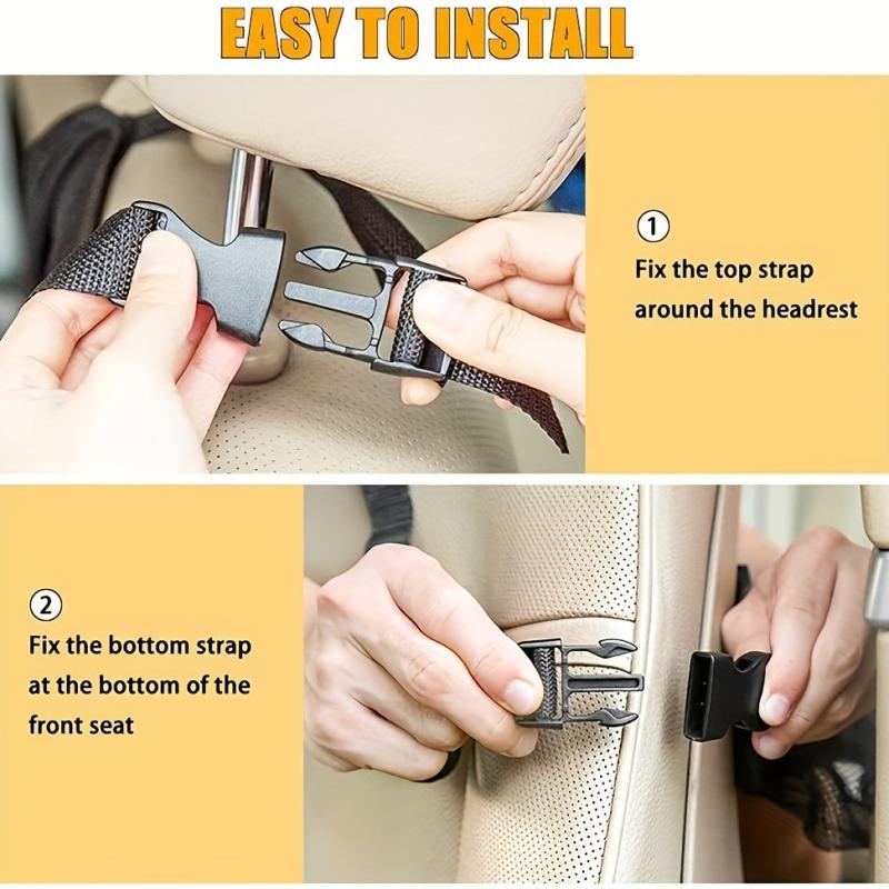 Car Rear Seat Anti Knock Storage Bag Car Seat Back Storage Bag