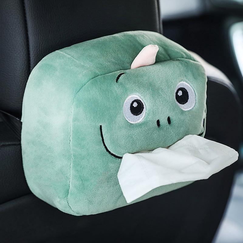 Cartoon Doll Car Tissue Box - Multifunctional Car Paper Towel Box