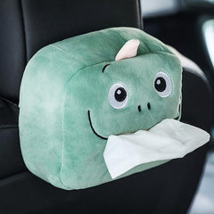 Cartoon Doll Car Tissue Box - Multifunctional Car Paper Towel Box