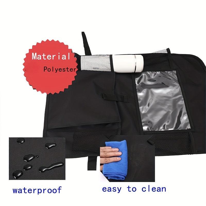 Car Seat Back Organizer Storage Bag with Tablet Holder Protector