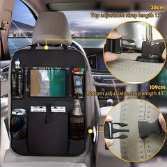 Car Seat Back Organizer Storage Bag with Tablet Holder Protector