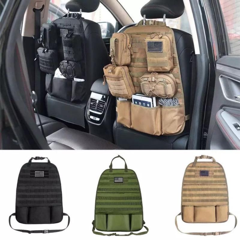 Military Car Back Seat Organizer Tactical Accessories Storage Bag