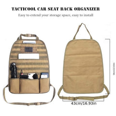 Military Car Back Seat Organizer Tactical Accessories Storage Bag