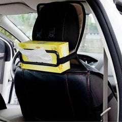 Car Sun Visor Tissue Box Holder Elastic Hanging Napkin Box Holder