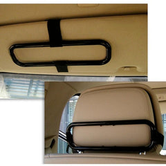 Car Sun Visor Tissue Box Holder Elastic Hanging Napkin Box Holder