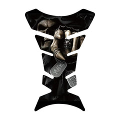 3D Motorcycle Demon Skull Tank Pad Sticker Universal Fit
