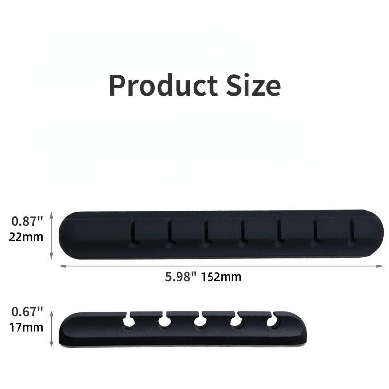 7 Holes Silicone Cable Winder USB Cable Organizer Wire Winder