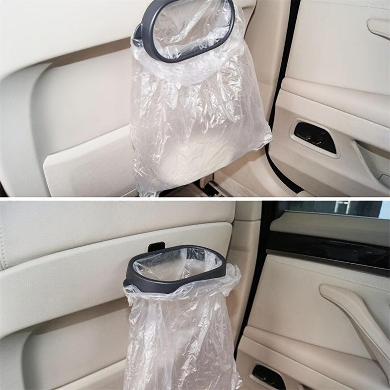 Car Trash Can Frame Auto Garbage Bag Holder Organizer Box Hanging Frame