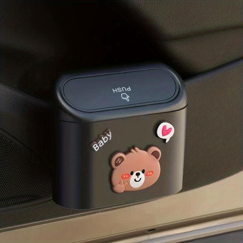 Car Trash Can Hanging Car Garbage Dust Box Storage Bin
