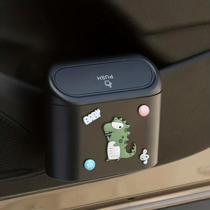 Car Trash Can Hanging Car Garbage Dust Box Storage Bin