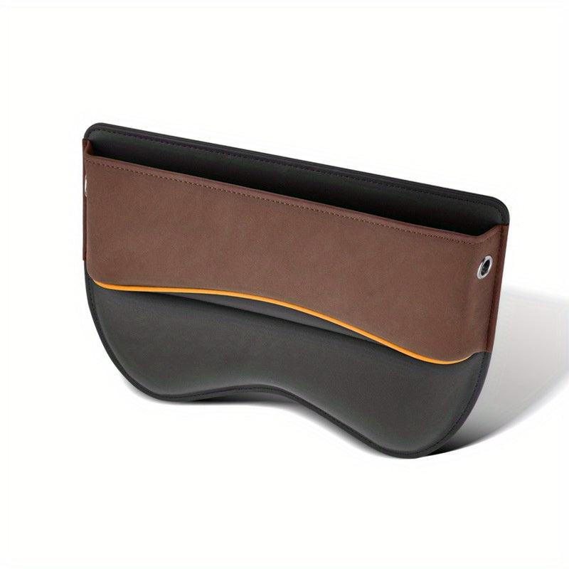 Faux Leather Car Seat Gap Organizer Storage Box