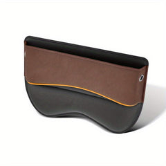 Faux Leather Car Seat Gap Organizer Storage Box