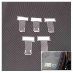 Transparent Car Parking Ticket Receipt Permit Auto Fastener Holder