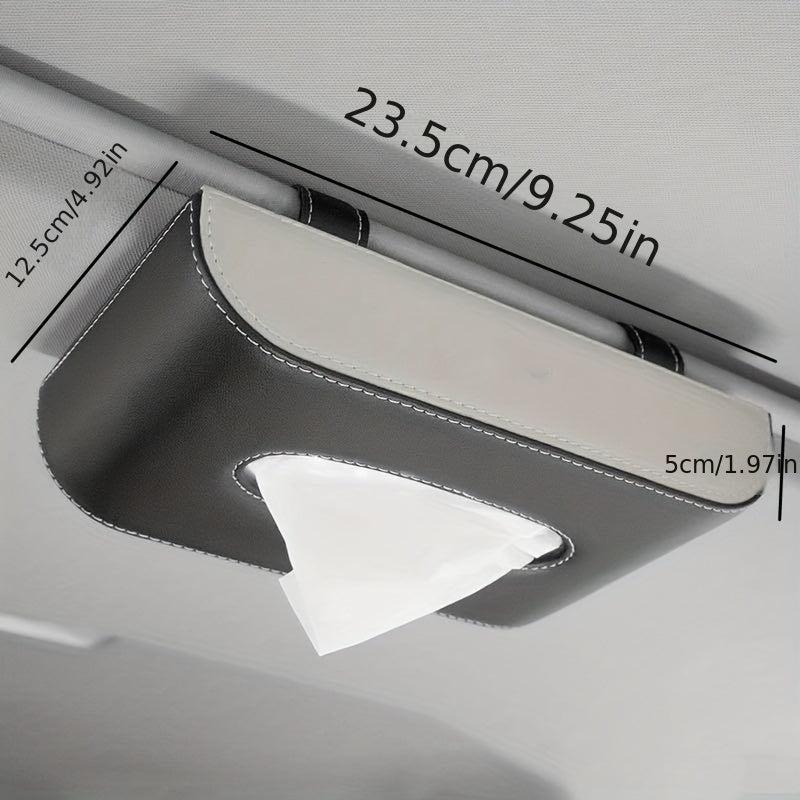 Car Tissue Box Sun Visor Holder Storage Auto Interior Decor Accessory