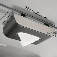 Car Tissue Box Sun Visor Holder Storage Auto Interior Decor Accessory
