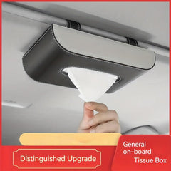 Car Tissue Box Sun Visor Holder Storage Auto Interior Decor Accessory