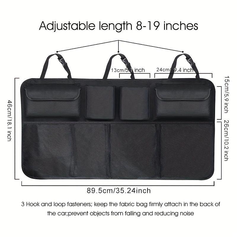 Car Trunk Storage Bag Large Capacity Waterproof Material
