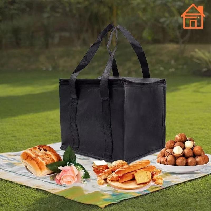 Insulated Food Storage Bag Large Capacity Reusable Aluminum Foil Shopping Bag
