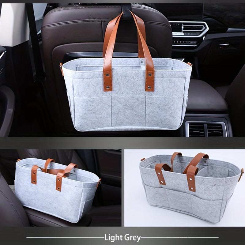 Trunk Storage Bag Folding Hanging Basket Portable Bag for Car