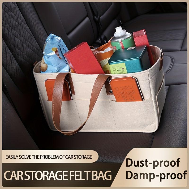 Trunk Storage Bag Folding Hanging Basket Portable Bag for Car