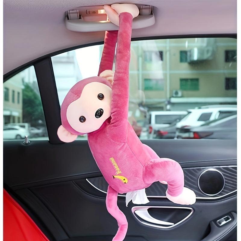 Fun Tissue Box Car Cartoon Chair Back Hanging Hand Box Car Interior Supplies