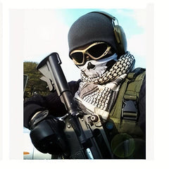 Skull Face Mask Neck Scarf Ghost Skeleton Biker Masks Outdoor Breathable