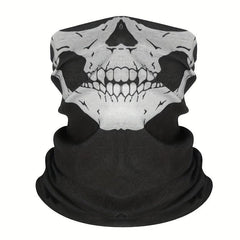 Skull Face Mask Neck Scarf Ghost Skeleton Biker Masks Outdoor Breathable