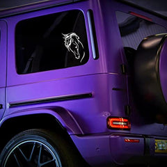 Horse Head Silhouette Car Stickers Laptop Water Bottle Phone Wall Cup Decals