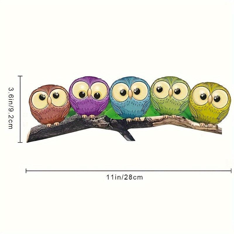 Easter Owl Wiper Decals - Fun Car Accessories