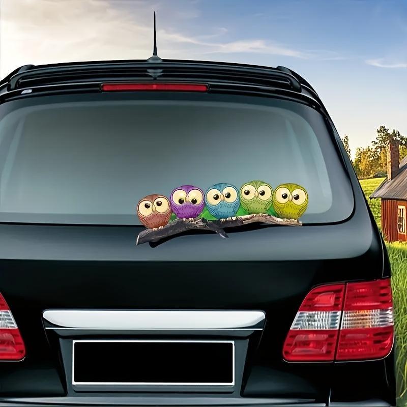 Easter Owl Wiper Decals - Fun Car Accessories