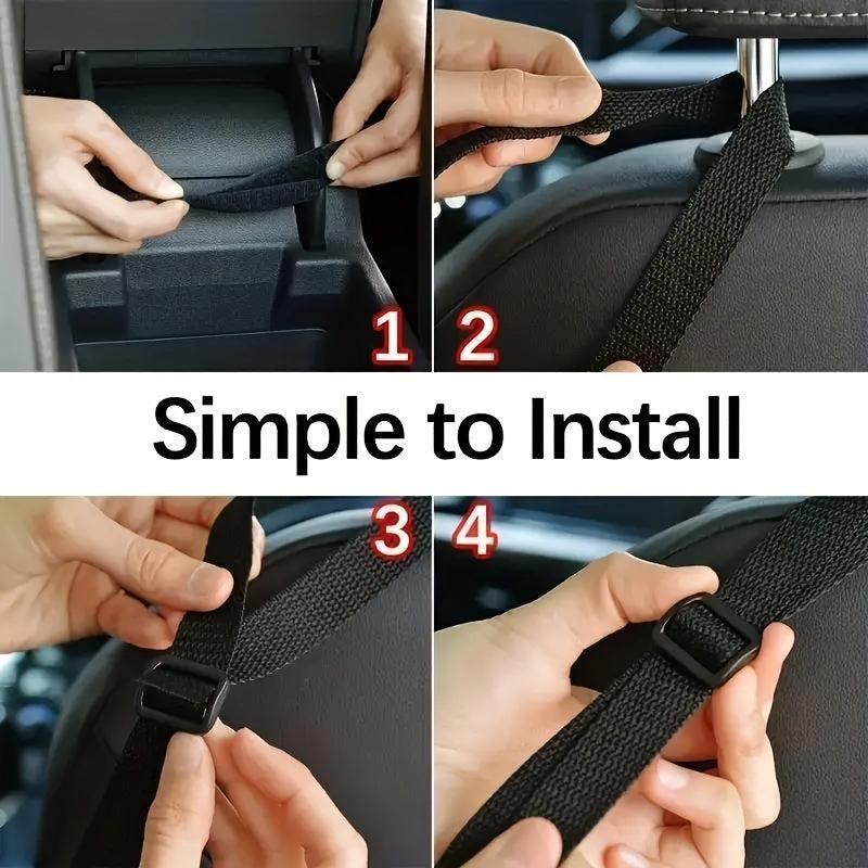 Car Seat Mesh Bag Pet Barrier Net Organizer