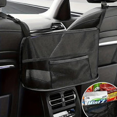 Car Seat Mesh Bag Pet Barrier Net Organizer