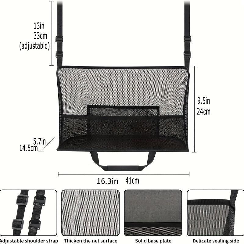 Car Seat Mesh Bag Pet Barrier Net Organizer