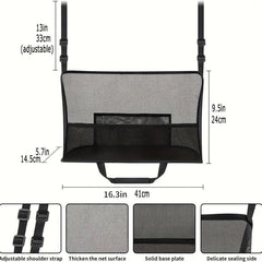 Car Seat Mesh Bag Pet Barrier Net Organizer
