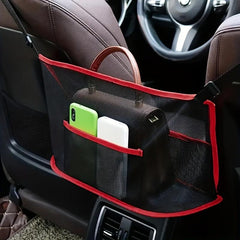 Car Seat Mesh Bag Pet Barrier Net Organizer
